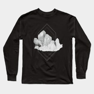 Milky Quartz Crystal Long Sleeve T-Shirt